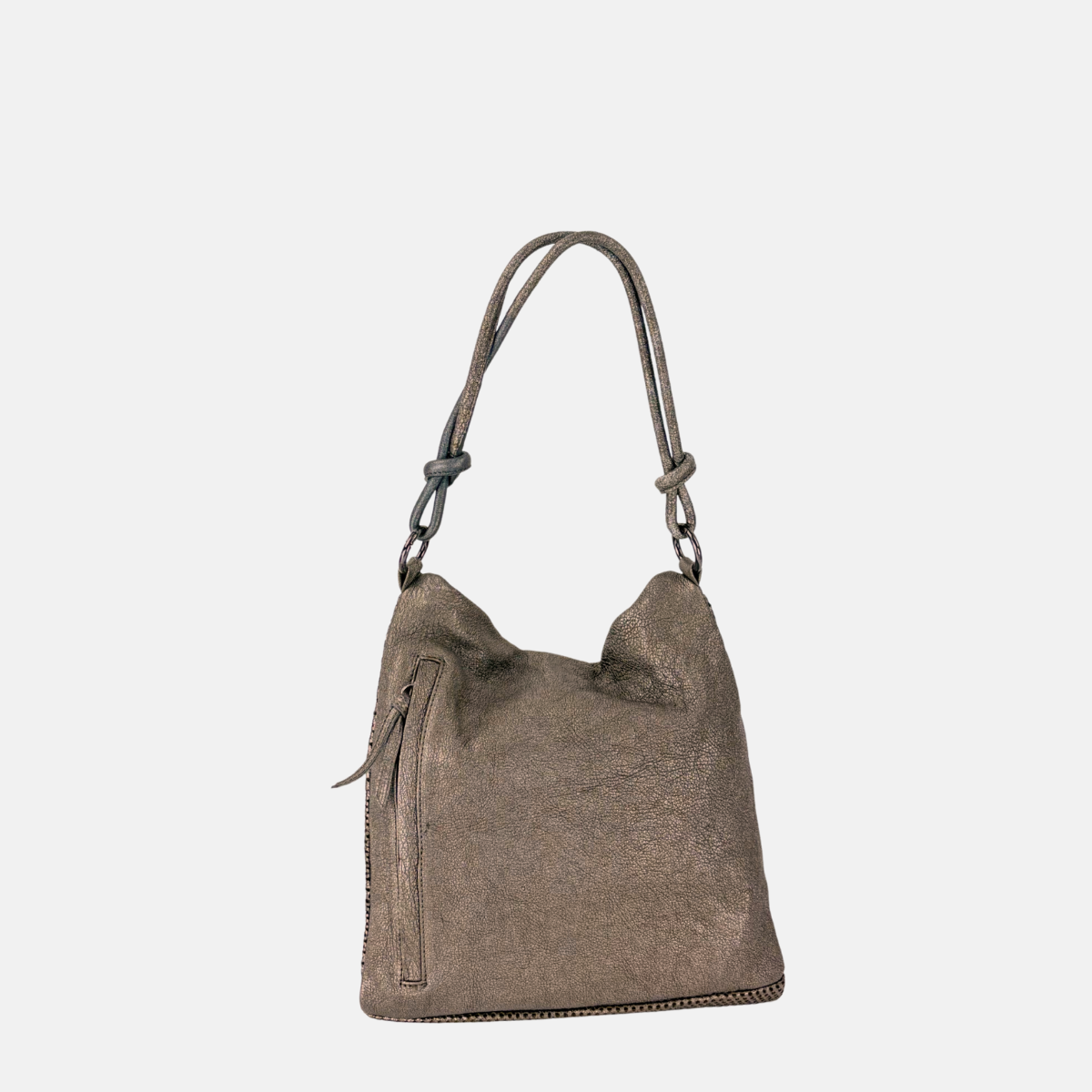 Reptile's House Flag Metal Slimline Shoulder and Crossbody Bronzo- Big Bag NY