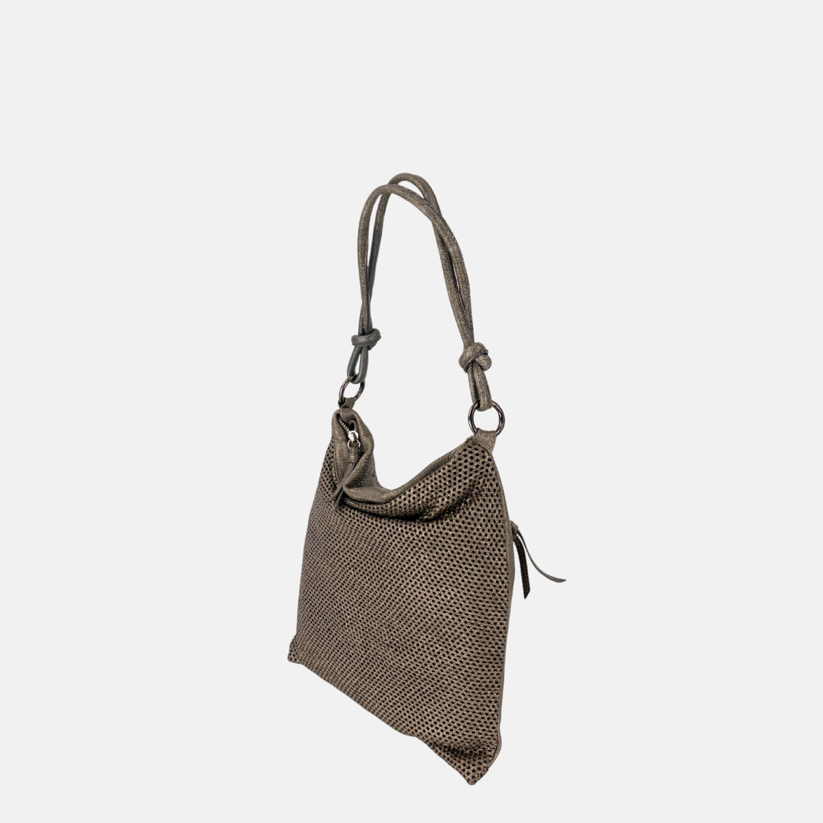 Reptile's House Flag Metal Slimline Shoulder and Crossbody Bronzo- Big Bag NY