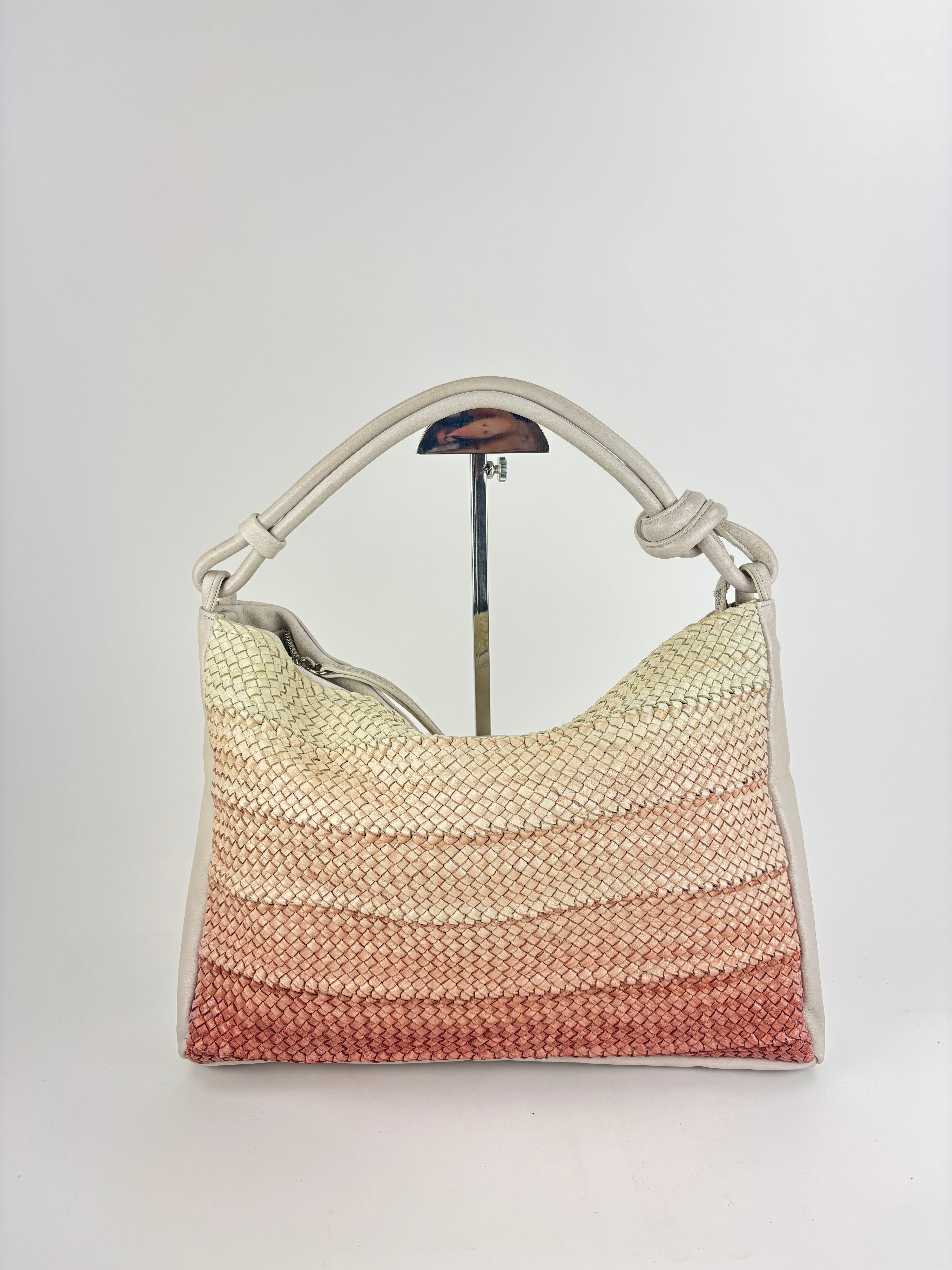 Reptile's House Soul Ombre Woven Shoulder Bag Cherry - Big Bag NY