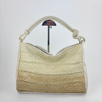 Reptile's House Soul Ombre Woven Shoulder Bag Kaki Olive - Big Bag NY