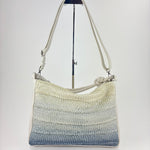 Reptile's House Soul Ombre Woven Shoulder Bag Sky Blue - Big Bag NY 