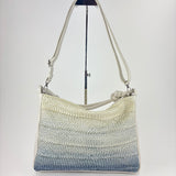 Reptile's House Soul Ombre Woven Shoulder Bag Sky Blue - Big Bag NY 