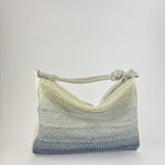 Reptile's House Soul Ombre Woven Shoulder Bag Sky Blue - Big Bag NY 3
