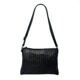 Reptiles House LUNE small shoulder Bag NERO - BIG BAG NY