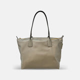 Robertina Large Tote in Monochrome Fog Grey - Big Bag NY