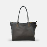 Robertina Large Tote in Monochrome Steel Grey - Big Bag NY