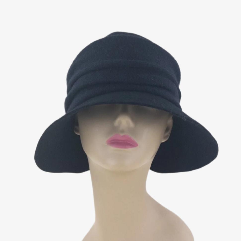 Rose wool floppy hat - Julie Dubois - New York, NY - Big Bag NY