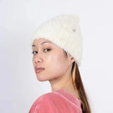 White Mühlbauer Florian Bobble Beanie - Big Bag NY