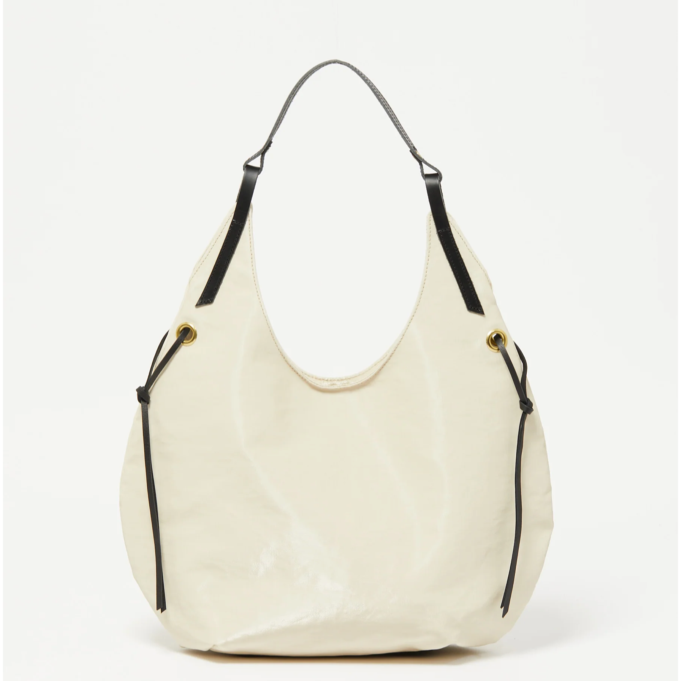SAND Tote Premium Light in Coated Linen in CREMA Cream - Big Bag NY