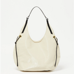 SAND Tote Premium Light in Coated Linen in CREMA Cream - Big Bag NY