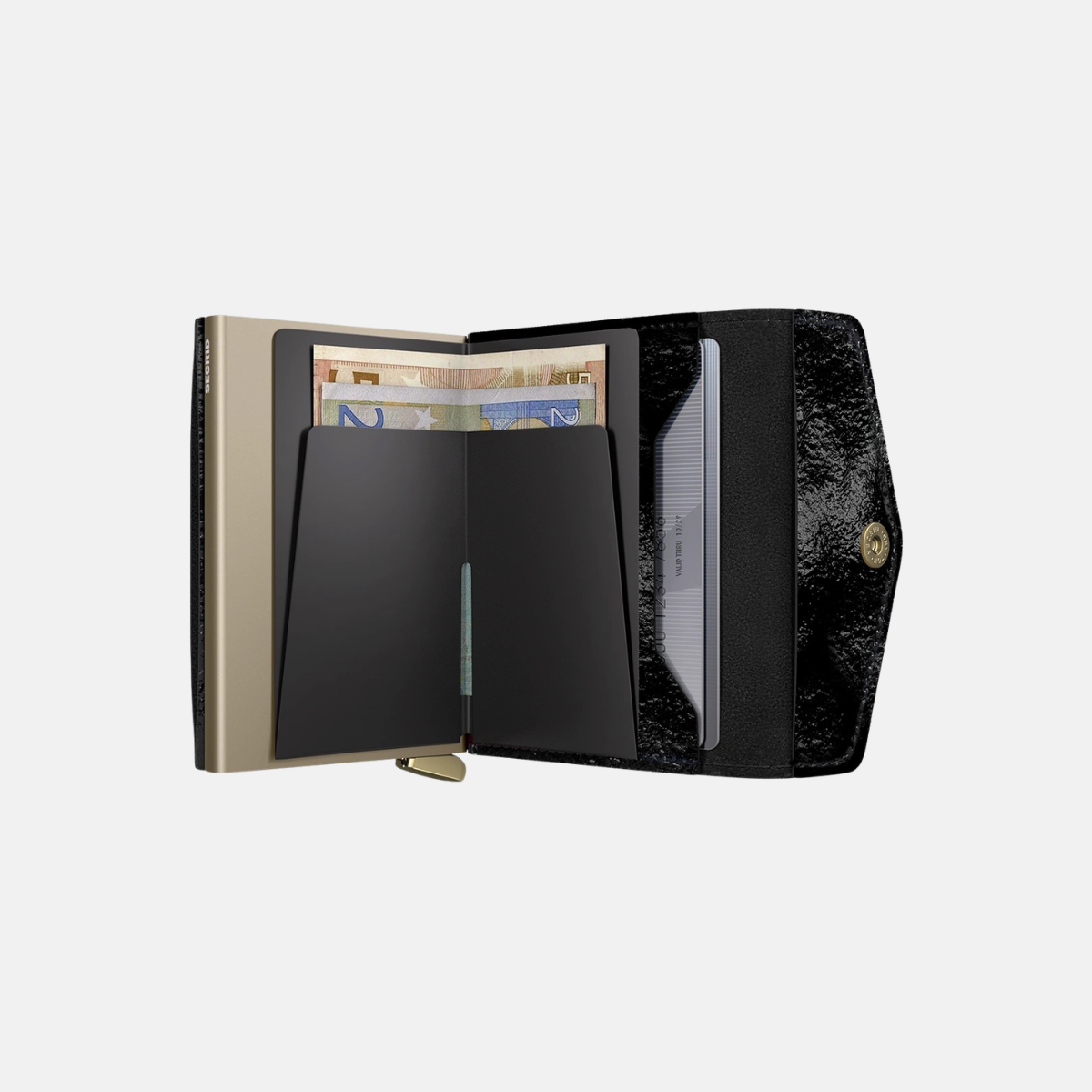 SECRID Premium Envelope Naplak in Black - Big Bag NY