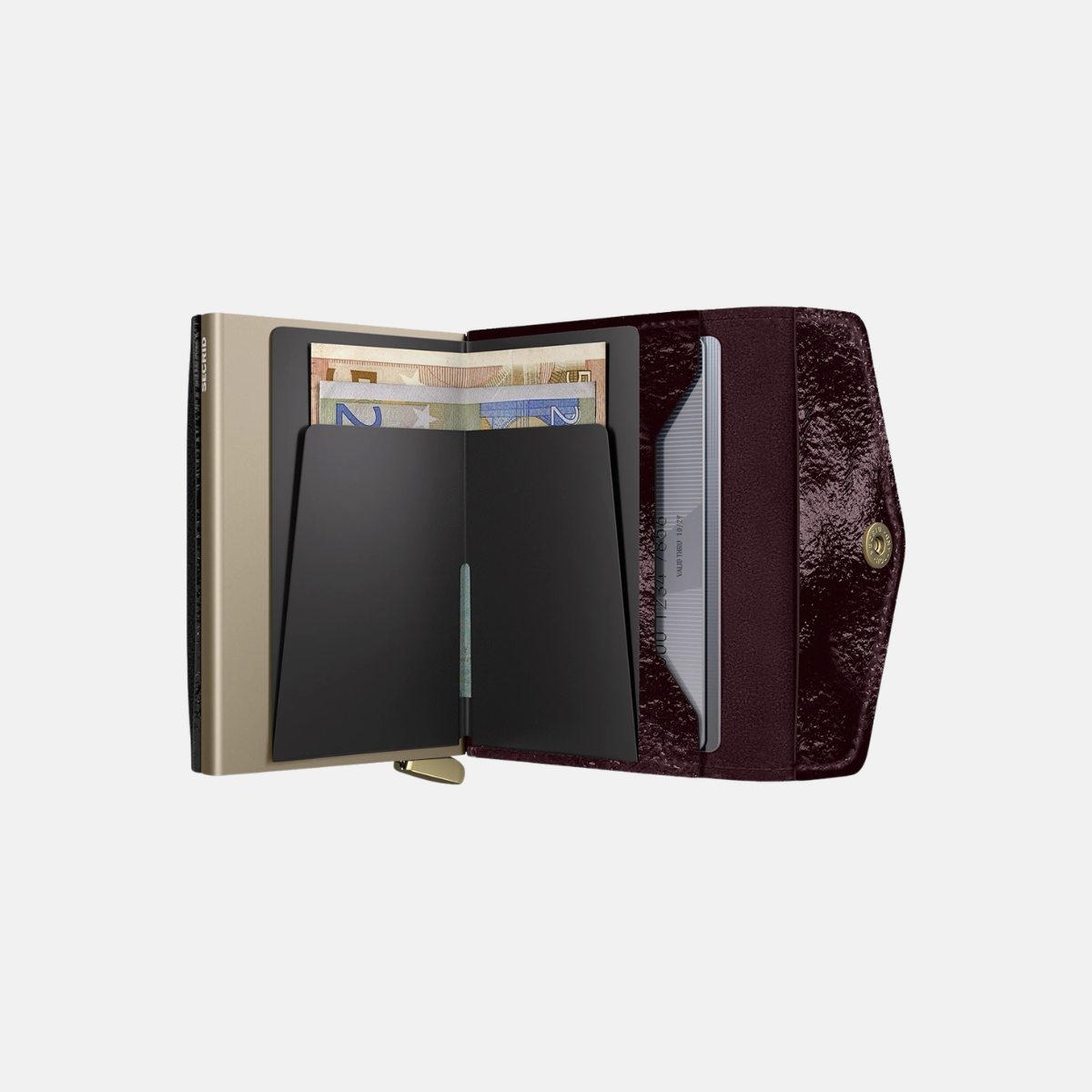 SECRID Premium Envelope Naplak in Plum - Big Bag NY