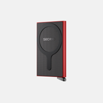 SECRID Premium + Fluted Card Protector for MagSafe Red - Big Bag NY