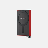 SECRID Premium + Fluted Card Protector for MagSafe Red - Big Bag NY
