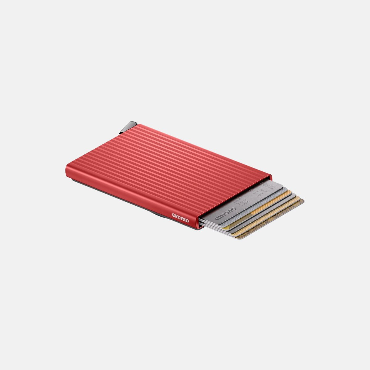 SECRID Premium + Fluted Card Protector for MagSafe Red - Big Bag NY