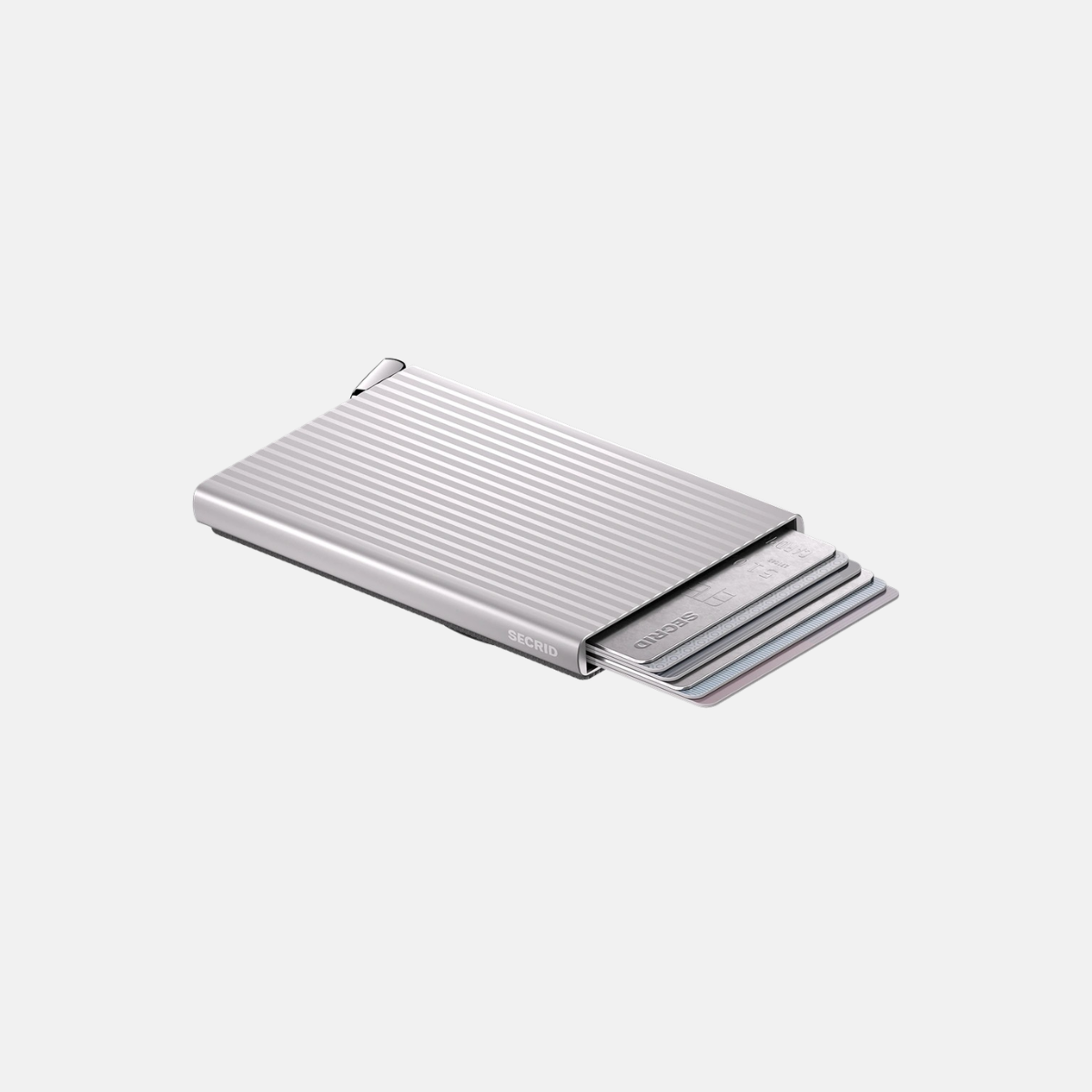 SECRID Premium + Fluted Card Protector for MagSafe Silver - Big Bag NY