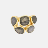 SHANSHAN FIA Ring in Labradorite - Big Bag NY
