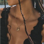 LA2L Sonia Necklace in Citrine - Big Bag NY