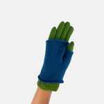 Santacana Short Wool and Cashmere Glove with Removable Fingerless Cover- Big Bag NY