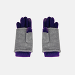 Santacana Short Wool and Cashmere Glove with Removable Fingerless Cover Pruno - Big Bag NY