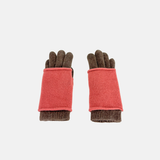 Santacana Short Wool and Cashmere Glove with Removable Fingerless Cover Vison - Big Bag NY