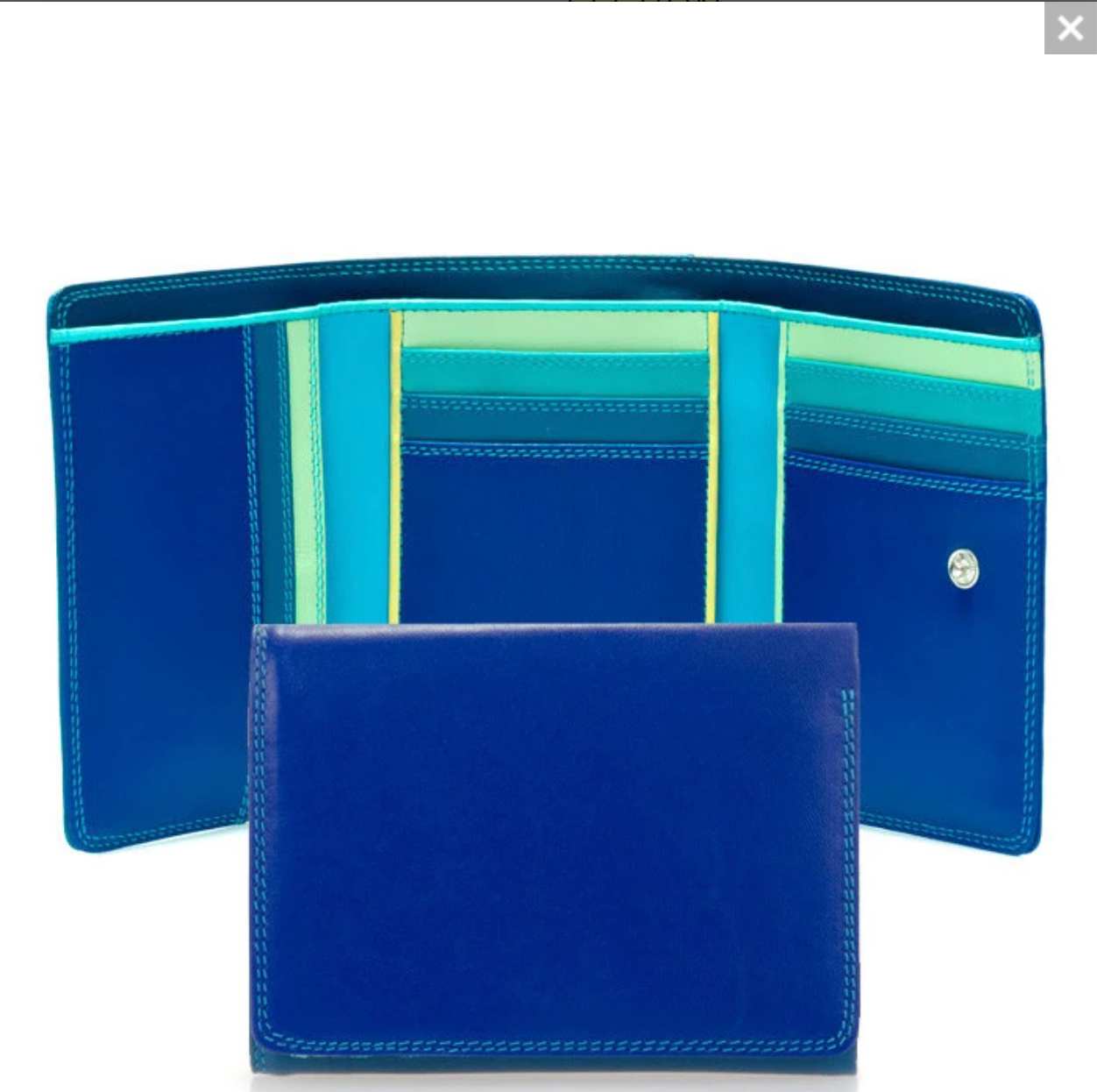 Medium Trifold Wallet in Seascape