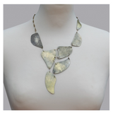 Patina Leaf Necklace Gold