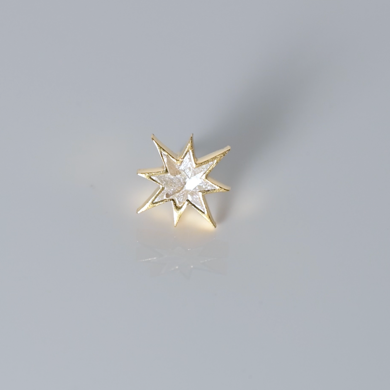 Shana Gulati Nash Studs Gold with Sand - Big Bag NY