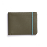 Kaki Minimalist Wallet With 8 credit cards