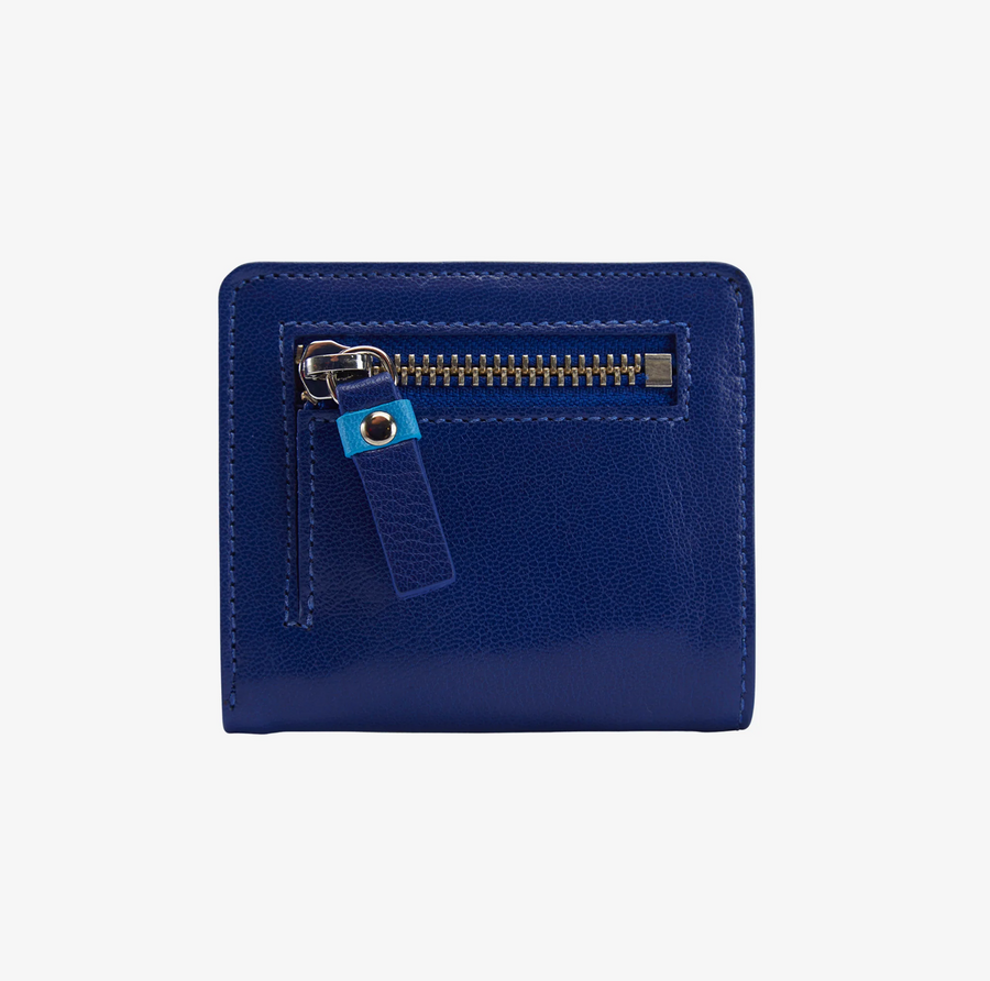 Tusk Siam Snap Evening wallet Indigo French Blue - Big Bag NY