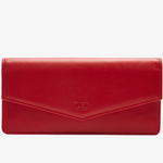 Tusk Joy Gusseted Clutch Wallet Red - Big Bag NY