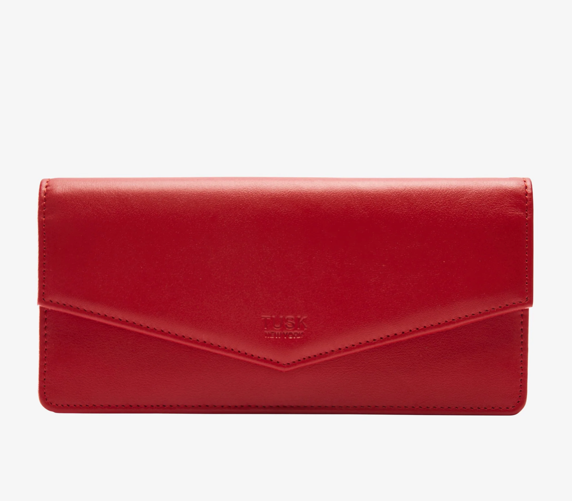 Tusk Joy Gusseted Clutch Wallet Red - Big Bag NY