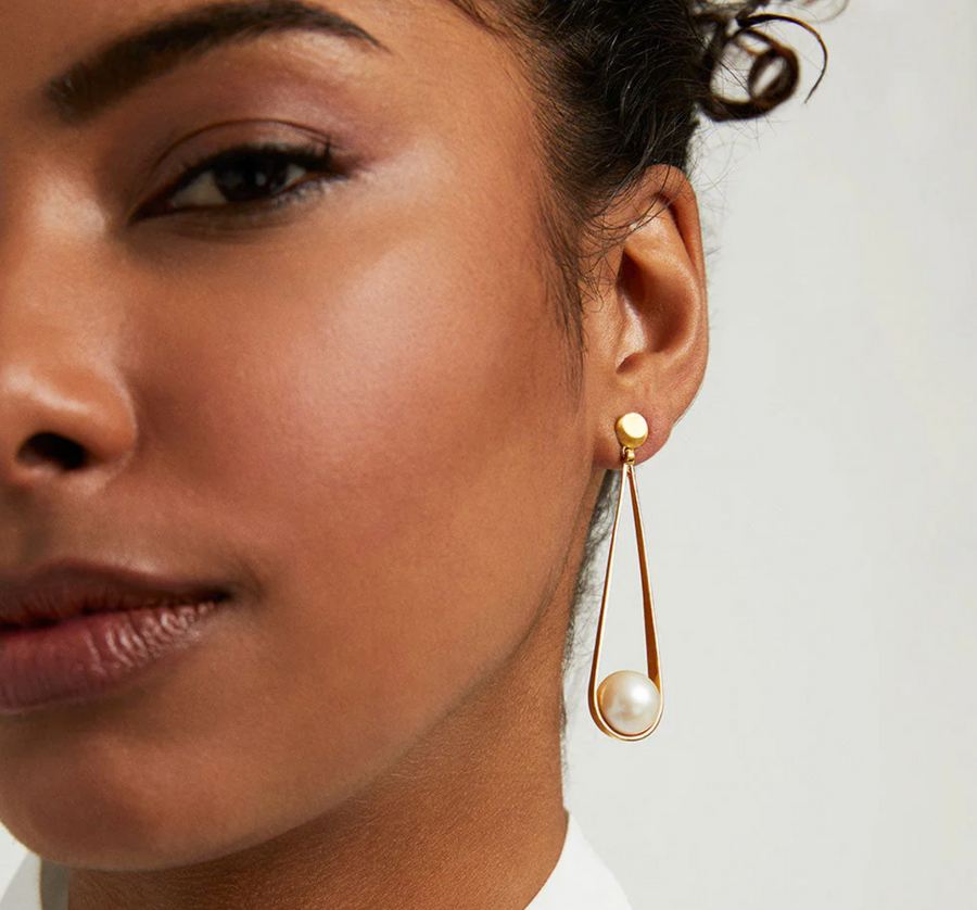 Ipanema Drop Earrings Pearl