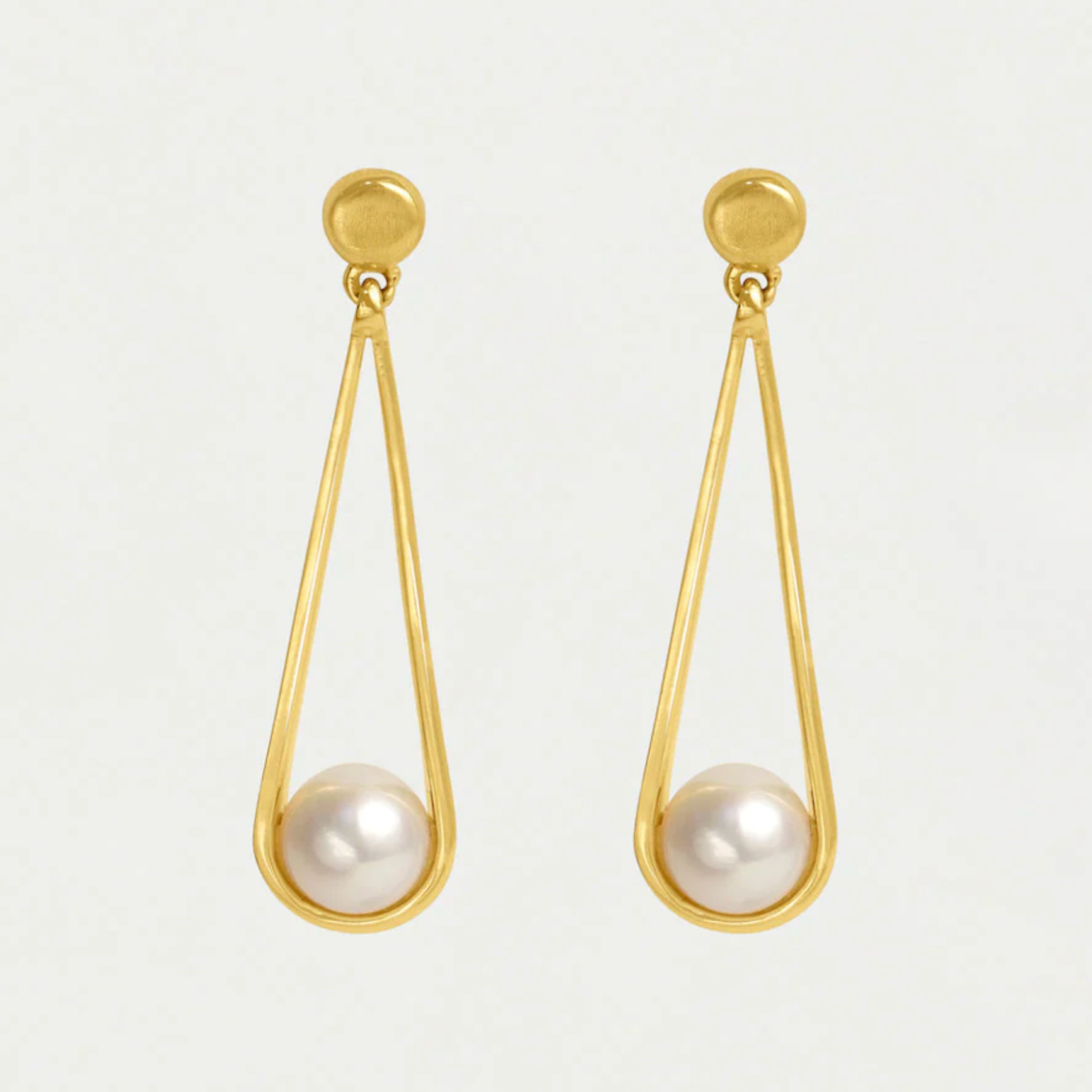 Mini Ipanema Pearl Drop Earrings - Big Bag NY