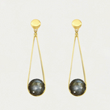 Mini Ipanema Drop Earrings Labradorite