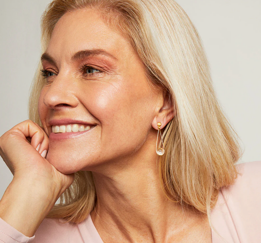 Mini Ipanema Drop Earrings Labradorite