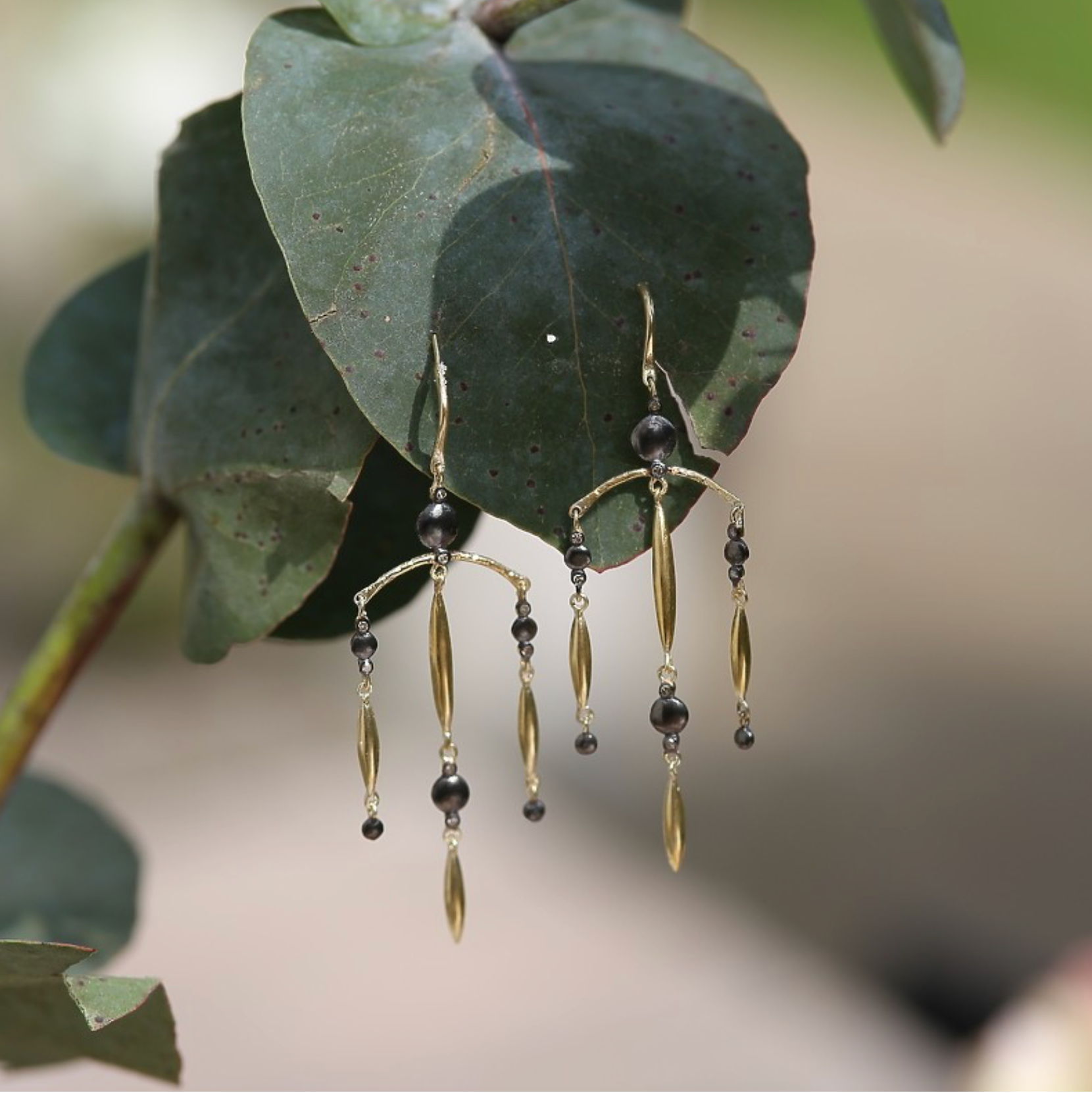 5 octobre Roy Chandelier Earrings - Big Bag NY