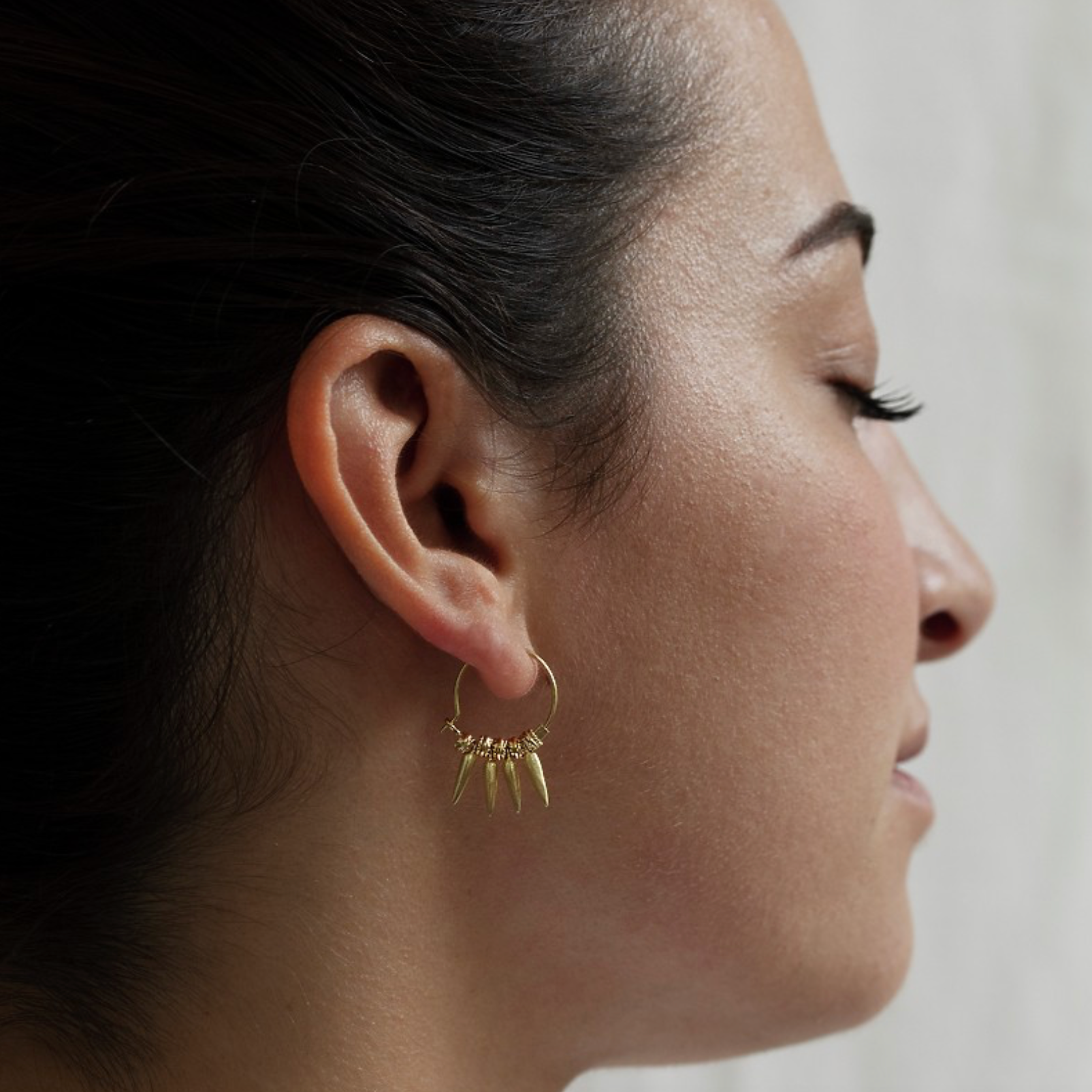 5 Octobre Drop Hoop Earrings - Big Bag NY