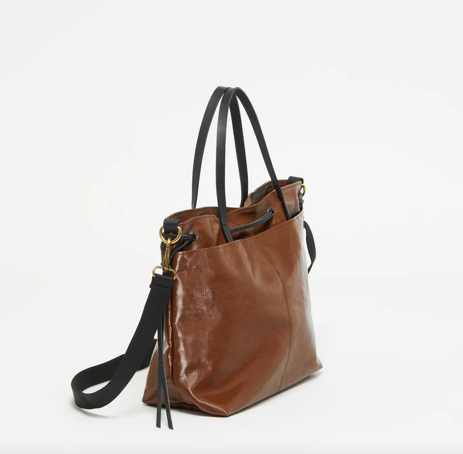 Jack Gomme Emy Tote Toffee Brown Spring Summer Fall Winter Made in France Big Bag NY