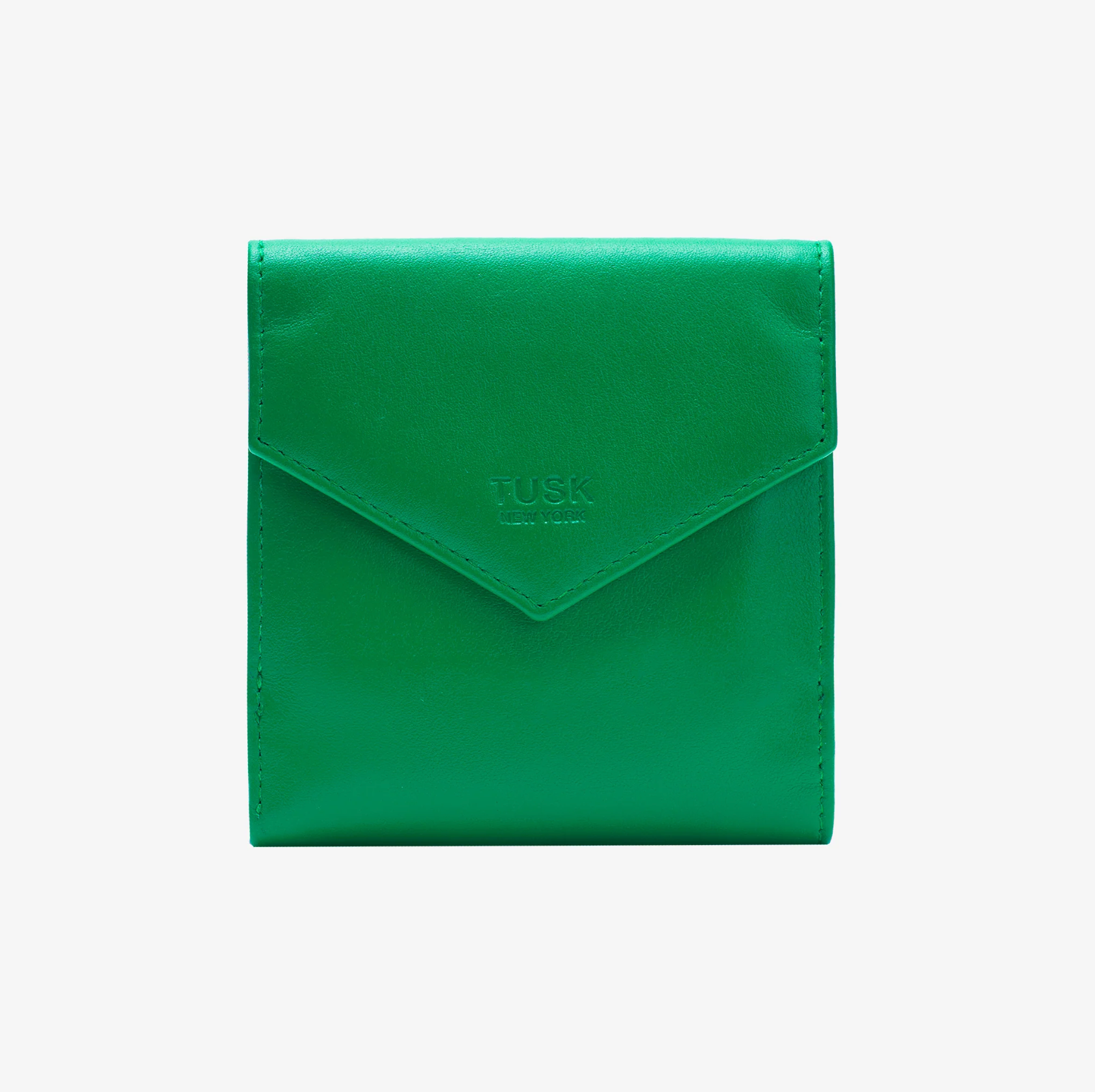 Tusk Joy L-Shaped Indexer Wallet Emerald Green - Big Bag NY