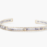 Chan Luu Lucky Stone Skinny Cuff Silver Bracelet