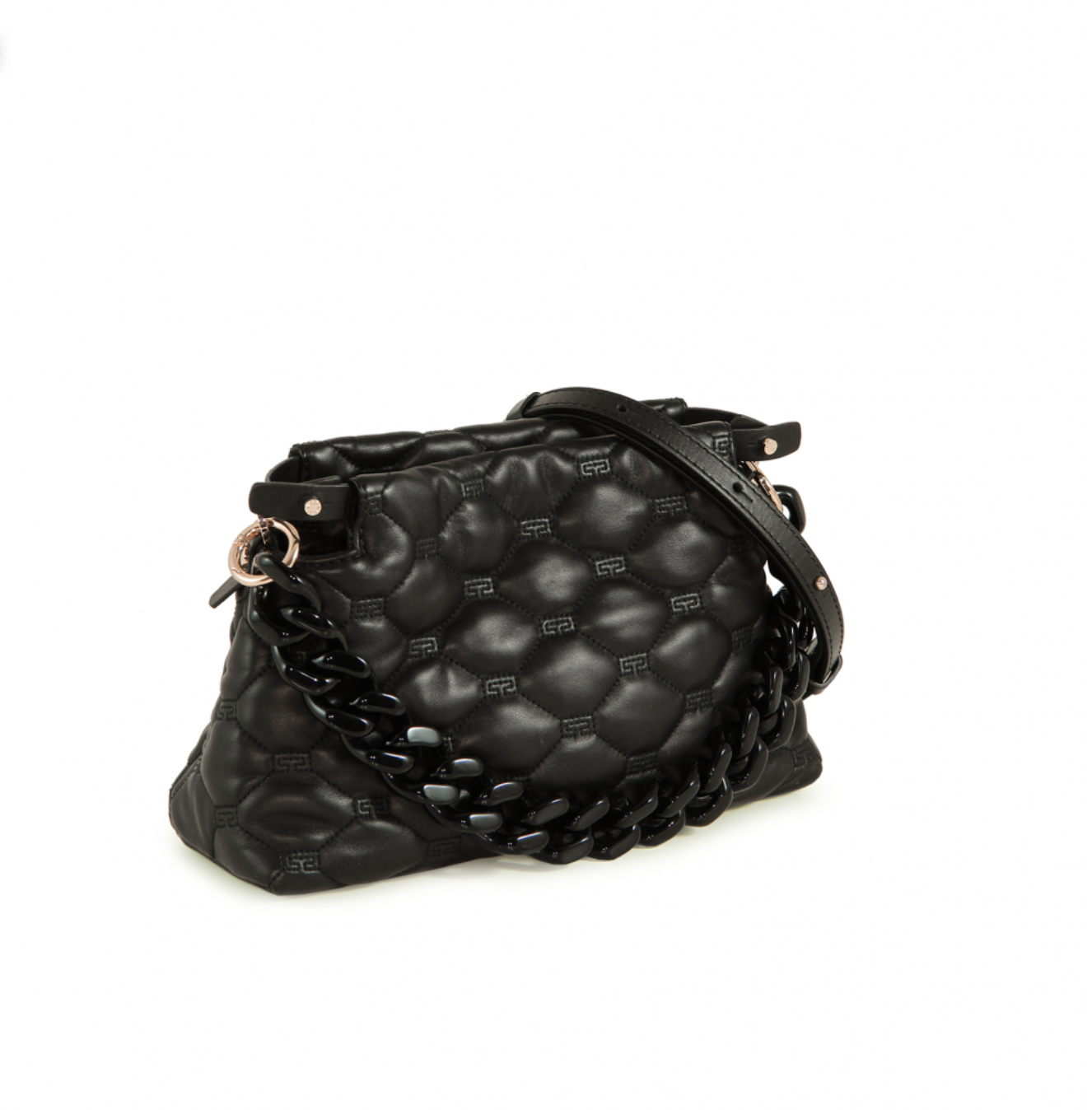  LORISTELLA FLO Small Quilted Leather Bag Black - Big Bag NY