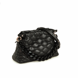  LORISTELLA FLO Small Quilted Leather Bag Black - Big Bag NY