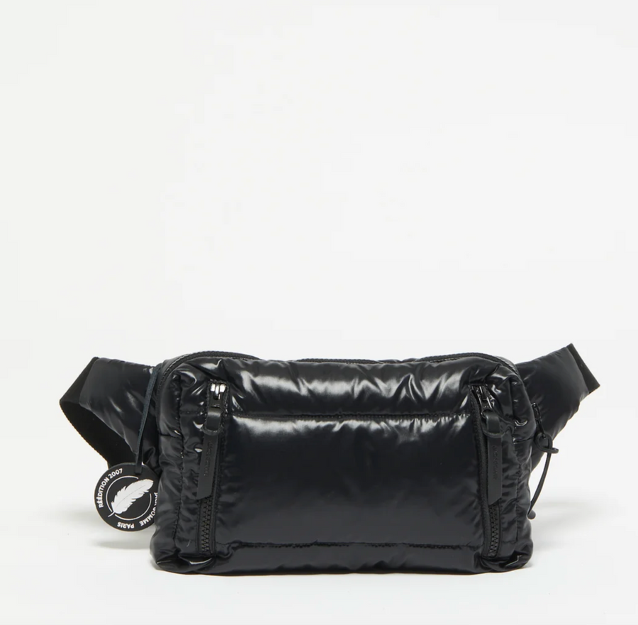 Jack Gomme LALAND Winter Bum Bag Noir Black - Big Bag NY