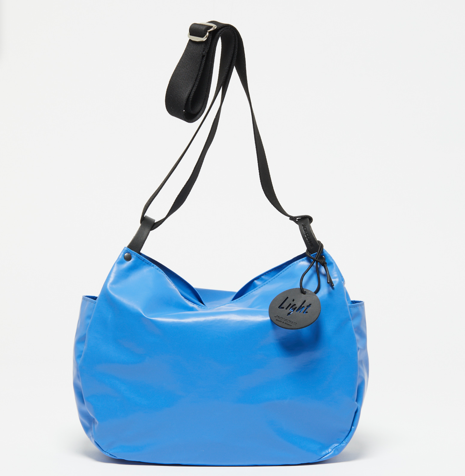 Jack Gomme Mael Crossbody Hobo Bleu Sky Blue- Big Bag NY