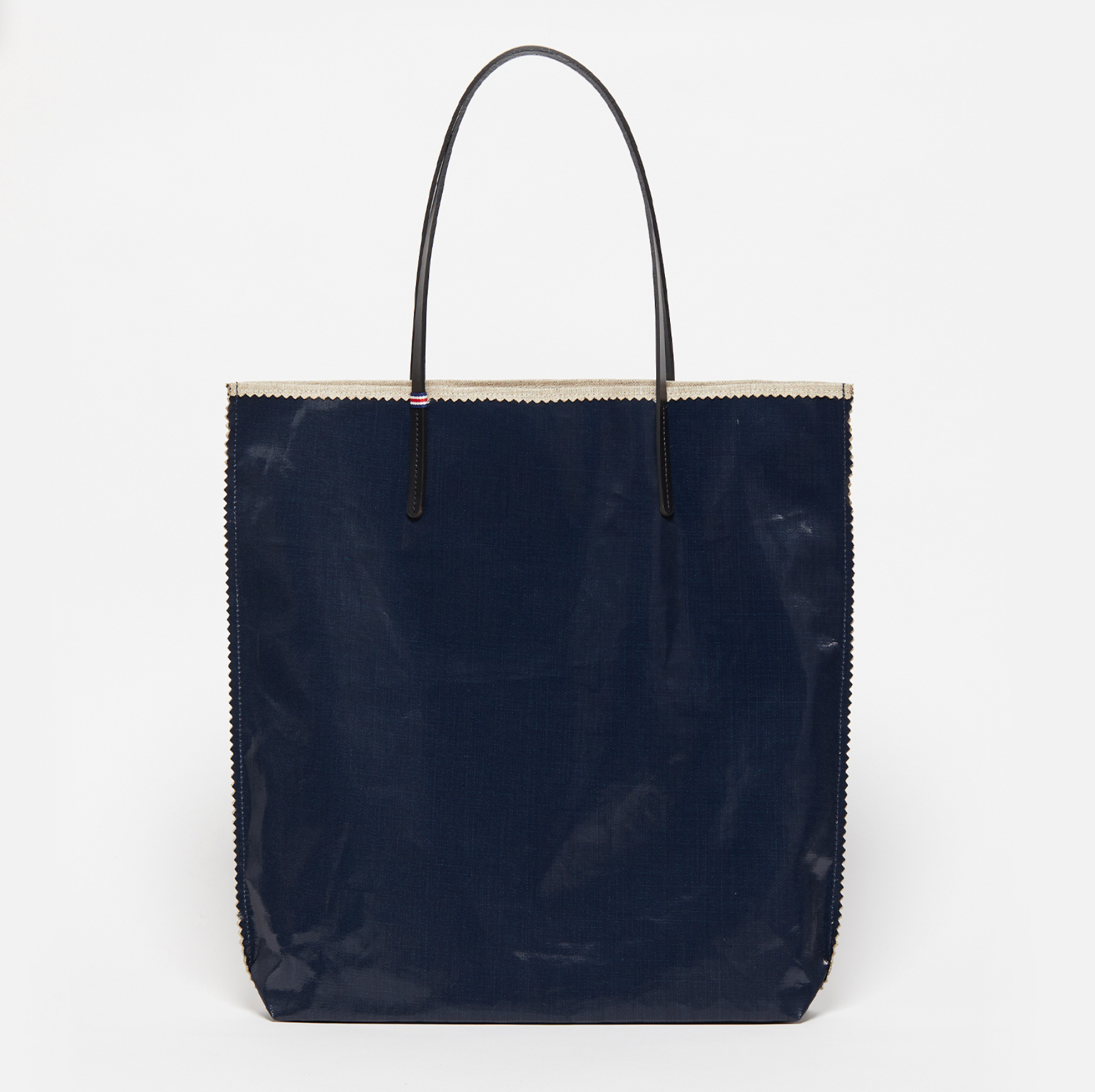 Jack Gomme AMIE Linen Tote Bag Deep Navy - Big Bag NY