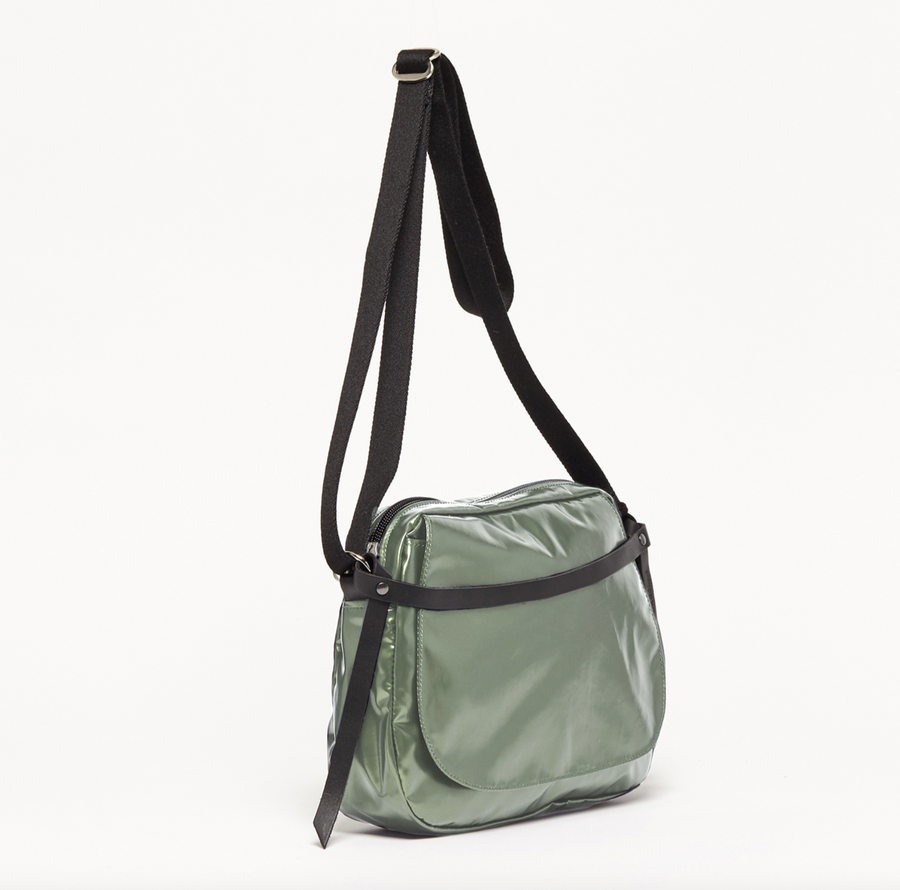Jack Gomme HAPPY Original Light Shoulder Bag Algue Green - Big Bag NY