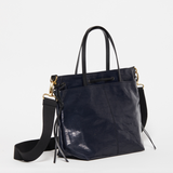 Jack Gomme EMY Tote Bag Coated Linen Deep Navy - Big Bag NY