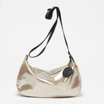 Jack Gomme Liris Crossbody Hobo Nacre Metallic Beige Mother of Pearl - Big Bag NY