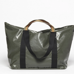 Jack Gomme CHICAGO 48H ESCAPE E22 Weekend Bag Long Weekend bag designed and made in France, ESCAPE line ARMY green - Big Bag NY